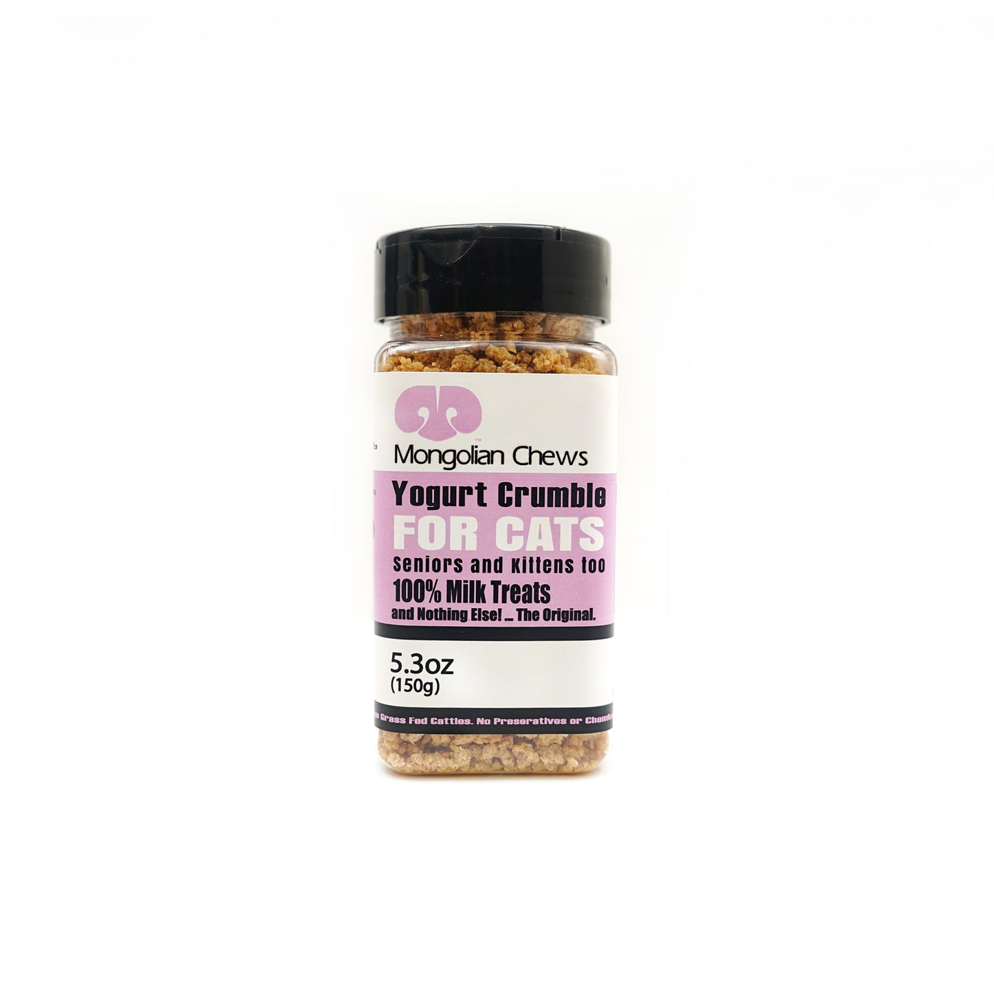 Omega 3 Yogurt dry crumble crunch 5.3oz (150g) for Cats Retail - Mongolian Chews