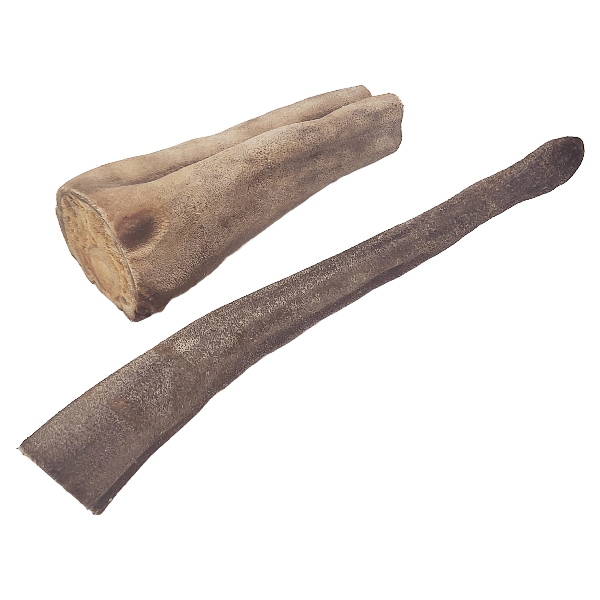 Herders Choice Chews Dried Cow Tails Dog Chew Bulk Pack 2.2 lb. (1kg)  POS - Mongolian Chews