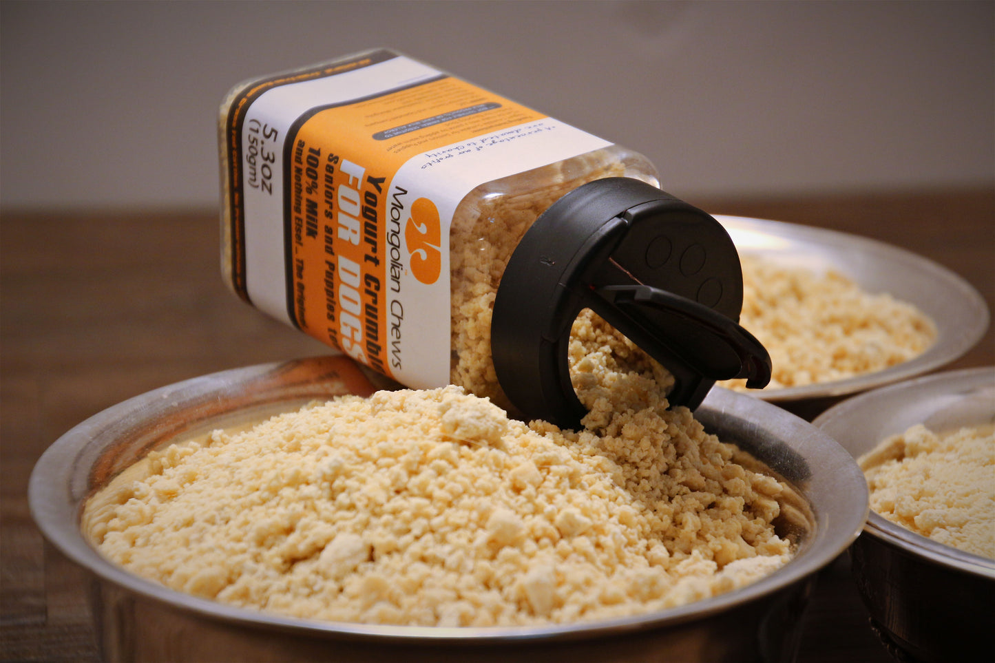 Yogurt dry crumble crunch 5.3oz (150g) for dogs  Retail - Mongolian Chews