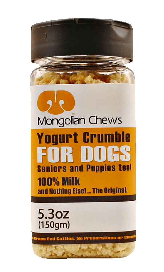 Yogurt dry crumble crunch 5.3oz (150g) for dogs  Retail - Mongolian Chews