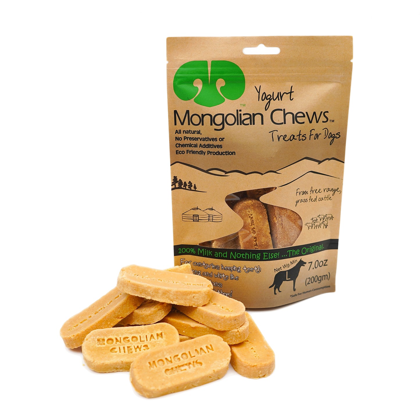 Mongolian Chews Large 7.0oz (200g) Retail - Mongolian Chews