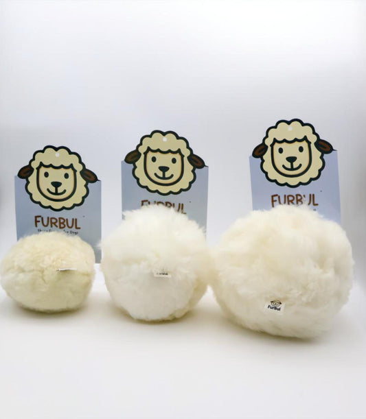 🐑 FurBul – The All-Natural Snuggle Ball  for Dogs🐑 - Mongolian Chews